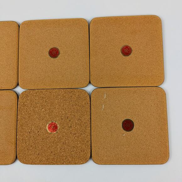 Pimpernel Vintage Drink Coasters Acrylic Classic Cars Made in England Six Cork - Picture 5 of 12